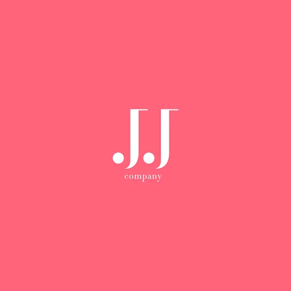 J & J brev logotyp — Stock vektor