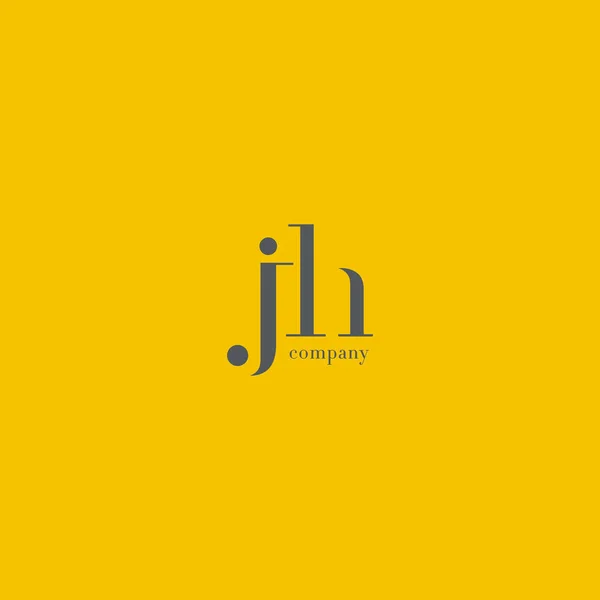 J ve H harfi Logo — Stok Vektör