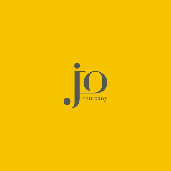 Логотип літери J & O — стоковий вектор