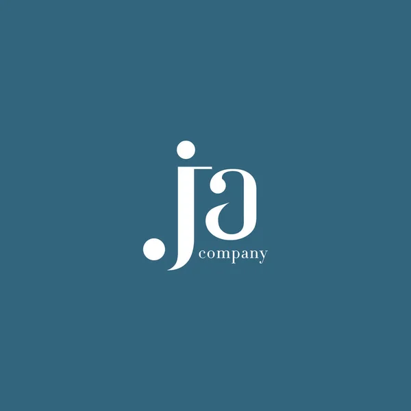 J ve bir mektup Logo — Stok Vektör