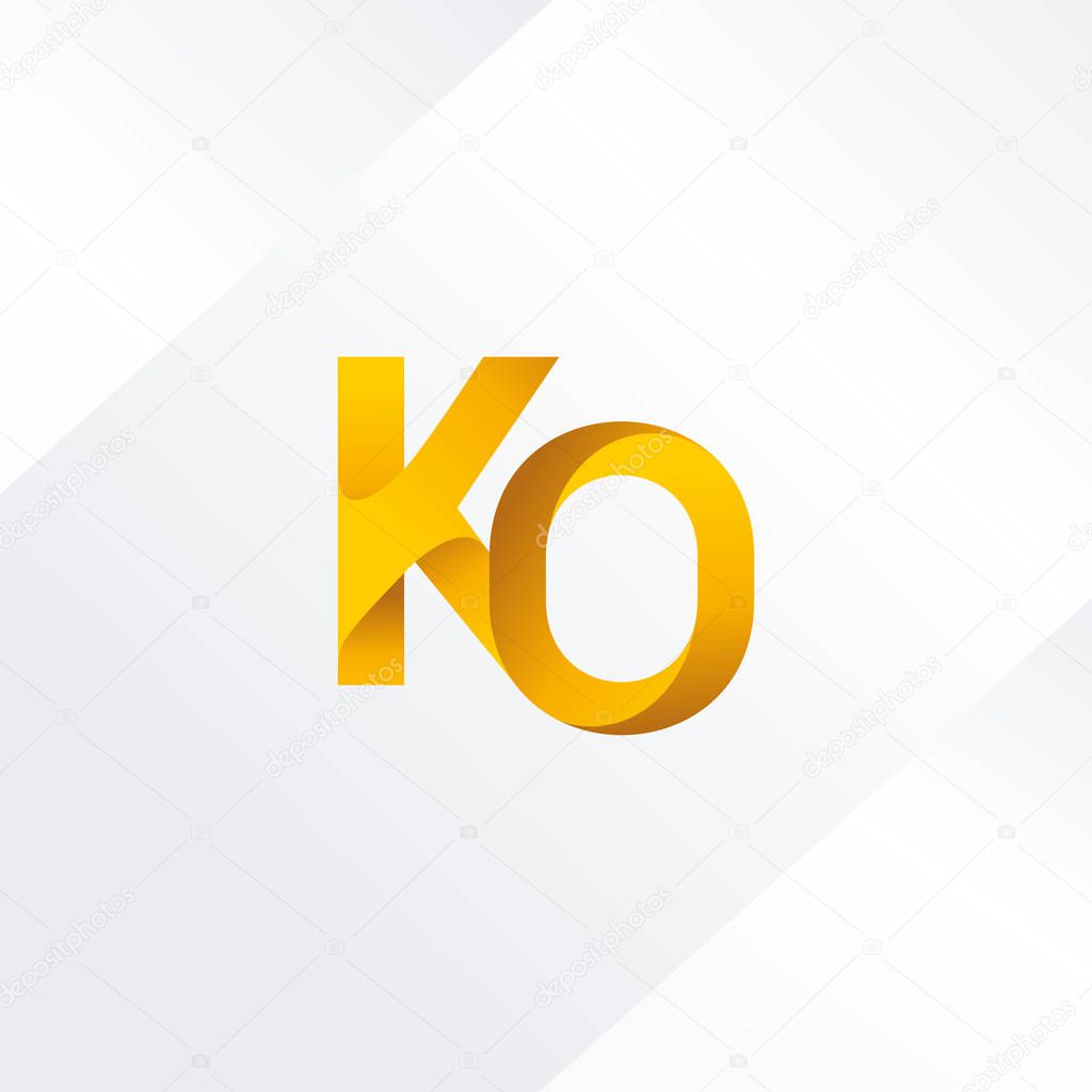 Letter  K and number logo icon,  Vector illustration , corporate identity