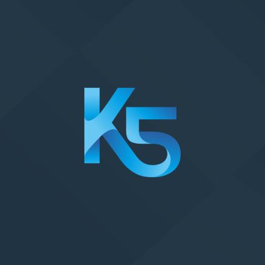 K harfi ve numara logosu 