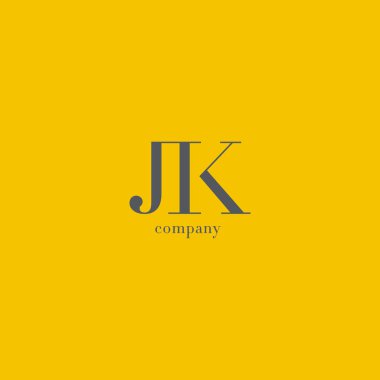J ve K harfi Logo  