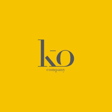 K ve O mektup Logo   