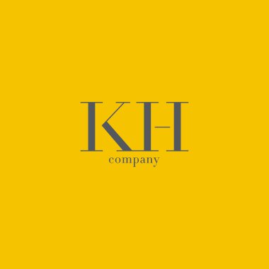 K ve H harfi Logo   