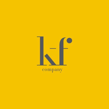 K ve F harf Logo   