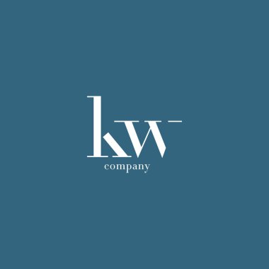 K ve W harf Logo   