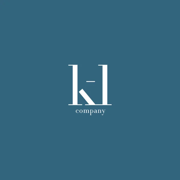 K & L list Logo — Wektor stockowy