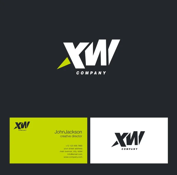 Logo de la lettre X & W — Image vectorielle
