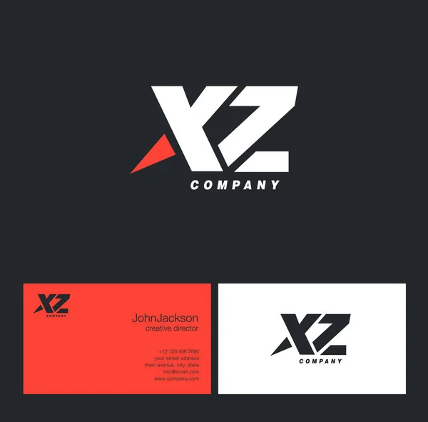 Logo de la lettre X & Z — Image vectorielle