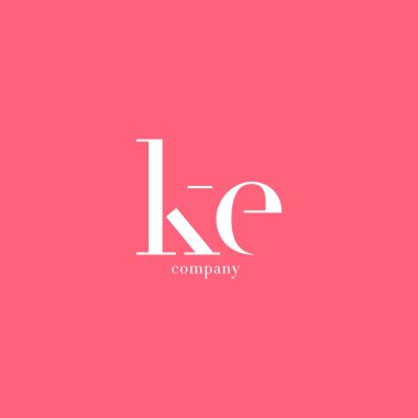 K ve E mektup Logo   