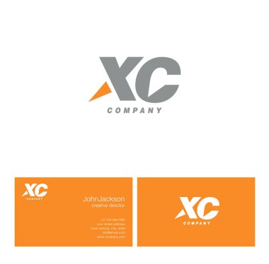 X ve C harfi Logo   