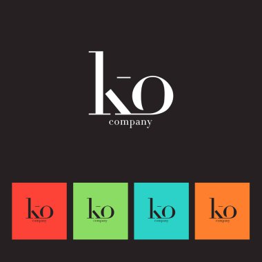 K ve O mektup Logo   