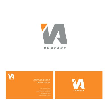 V ve bir mektup Logo   