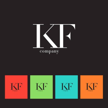 K ve F harf Logo   