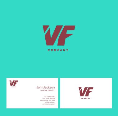 V ve F harf Logo   