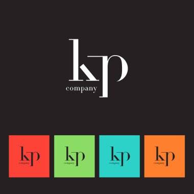 K ve P harfi Logo   