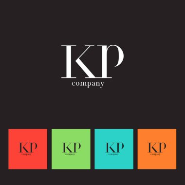K ve P harfi Logo   