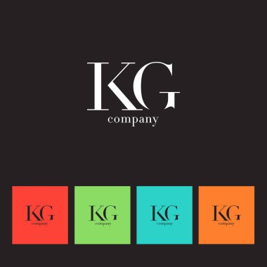 K ve G harfi Logo   