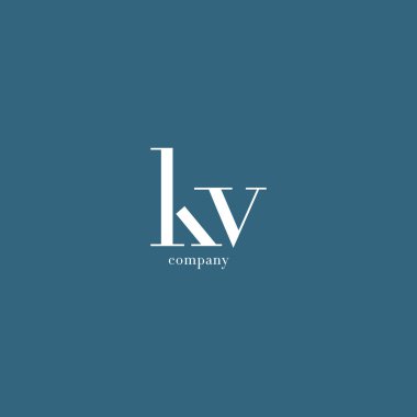 K ve V harfi Logo   