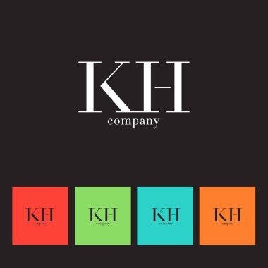 K ve H harfi Logo   