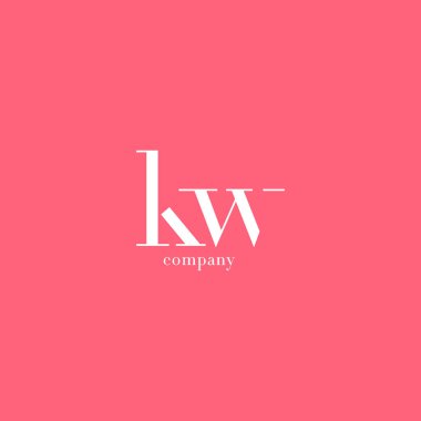 K ve W harf Logo   