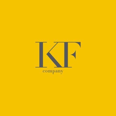 K ve F harf Logo   