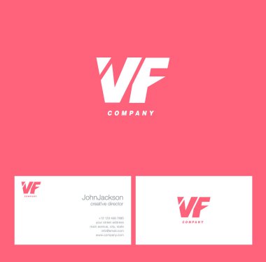 V ve F harf Logo   