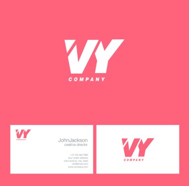 V ve Y harfi Logo   