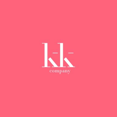 K & K Letter Logo    clipart