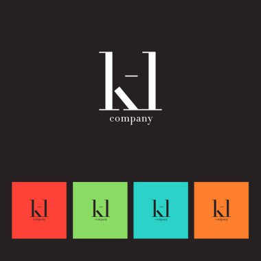 K ve L harfi Logo   