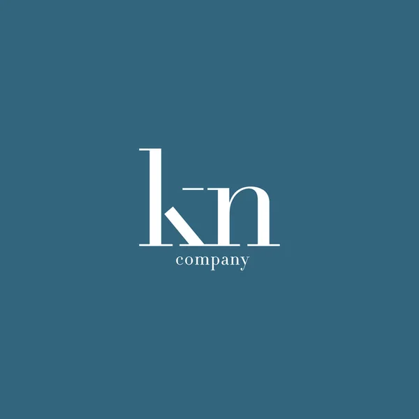 K & N brief Logo — Stockvector
