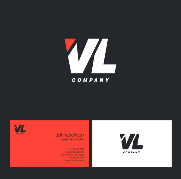 V & L Letter Logo   