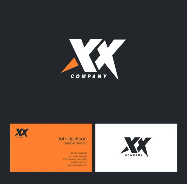 Logo de lettre X & X — Image vectorielle