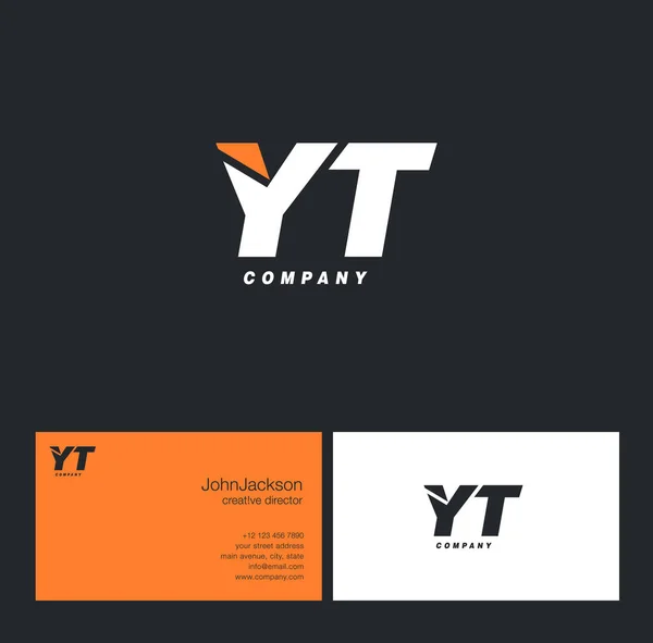Design moderno del logo aziendale — Vettoriale Stock