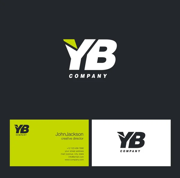 Modernt företag Logotypdesign — Stock vektor