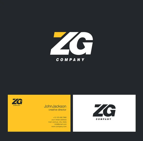 Moderne gezamenlijke logo ontwerp — Stockvector