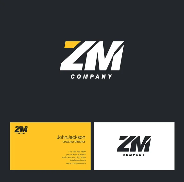 Moderne gezamenlijke logo ontwerp — Stockvector