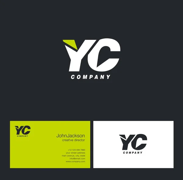 Modernt företag Logotypdesign — Stock vektor