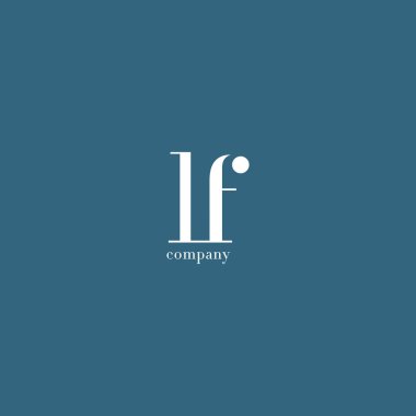 L ve F harf Logo  