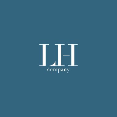 L ve H harfi Logo  