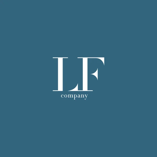 L & λογότυπο γράμμα F — Διανυσματικό Αρχείο