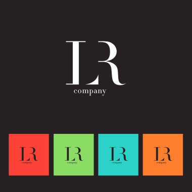 L ve R harfi Logo  