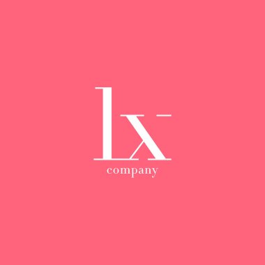 L ve X harfi Logo  