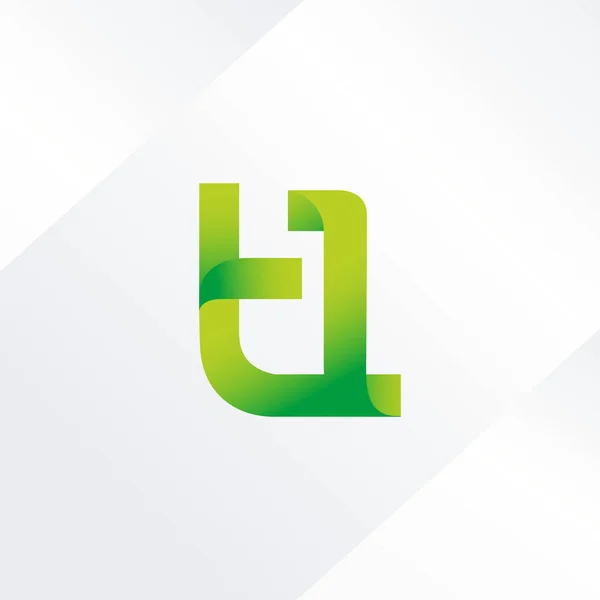 Litery i liczby logo — Wektor stockowy