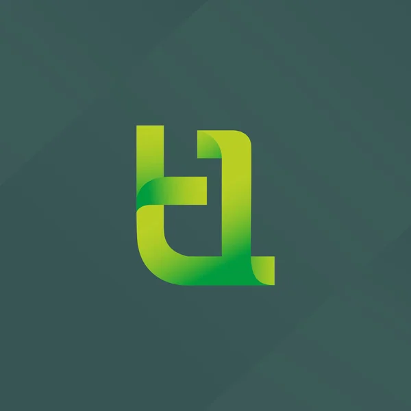 Litery i liczby logo — Wektor stockowy