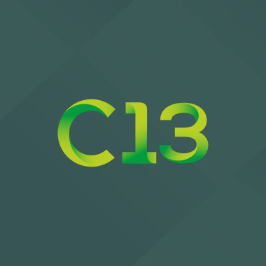 Harf ve sayı logo c13 