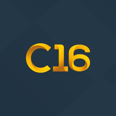 Harf ve sayı logo c16