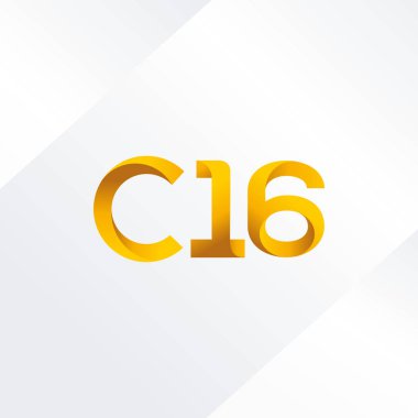 Harf ve sayı logo c16