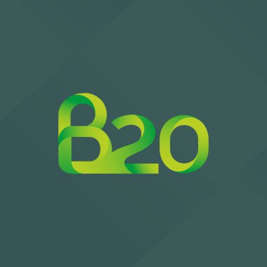 Harf ve sayı logo b20